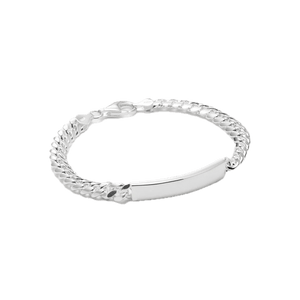 Najo Bracelets Najo Cuban Men’s ID Chain Bracelet – Sterling Silver
