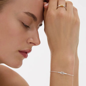 Najo Bracelets Najo Skye Cubic Zirconia Bracelet – Gold, Silver & Rose Gold
