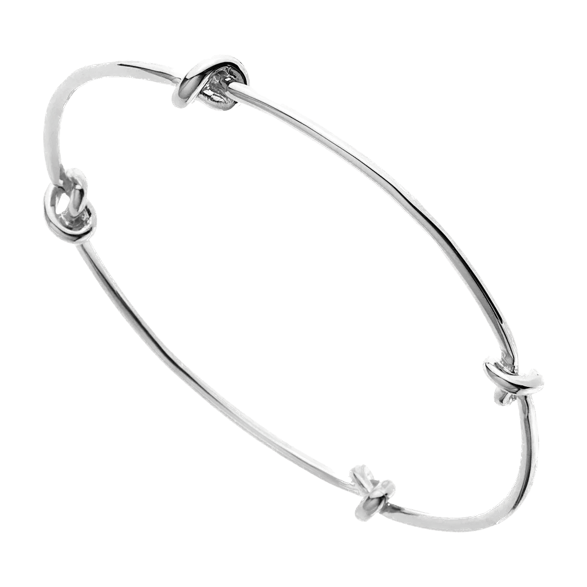 Najo Bracelets Silver / 64mm Nature's Knot Bangle