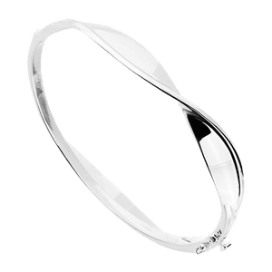 Najo Bracelets Silver Muse Hinged Bangle