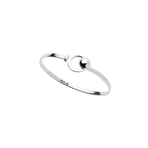 Najo Bracelets Silver Najo Aurora Flat Wire Bangle – Gold & Silver