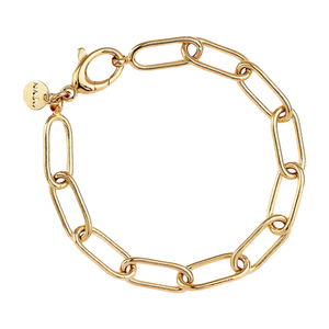 Najo Bracelets Yellow Gold Vista Large Link Bracelet