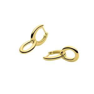Najo Earrings Gold Najo Astra Drop Huggie Earrings – Gold & Silver