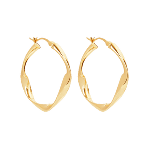 Najo Earrings Gold Najo Garden of Eden Hoop Earrings