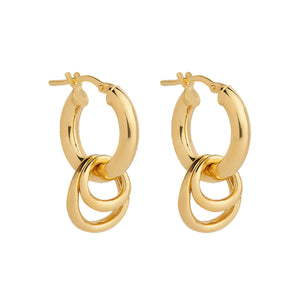 Najo Earrings Gold Najo Whisper Hoop Earring