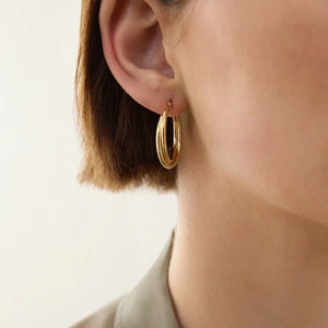 Najo Earrings Najo Duet Hoop Earrings