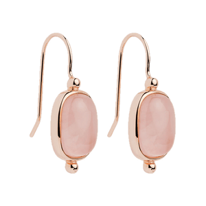 Najo Earrings Najo Fleur Rose Quartz Earrings