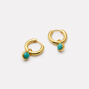 Najo Earrings Najo Heavenly Turquoise Earrings – Sterling Silver & Gold Plated