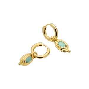Najo Earrings Najo Horizon Blue Topaz Earrings