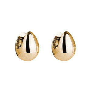 Najo Earrings Najo Mode Yellow Gold Huggie Earring