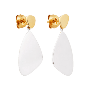 Najo Earrings Najo Papillon Two Tone Stud Earrings