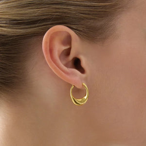 Najo Earrings Najo Rise Crescent Hoop Earrings – Gold & Silver