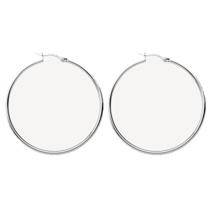 Najo Earrings Najo Simple Hoop 2x45mm