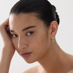 Najo Earrings Najo Solace Yellow Gold Amazonite