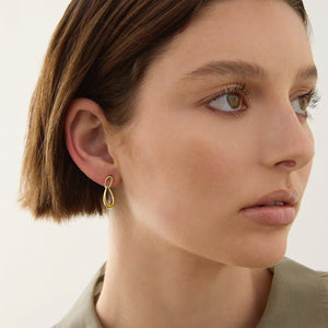 Najo Earrings Najo Vivante yellow gold petite Earrings