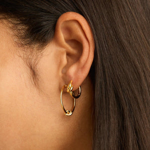 Najo Earrings Nature's knot Hoop Earrings