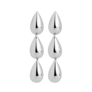Najo Earrings Silver Najo Liora Earring Triple drop Stud