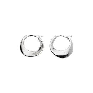 Najo Earrings Silver Najo Rise Crescent Hoop Earrings – Gold & Silver