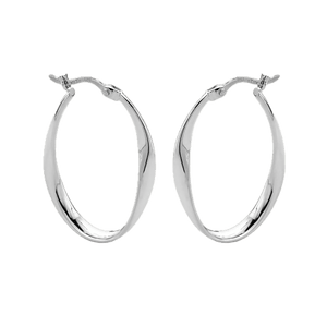 Najo Earrings Silver / Silver Najo Cinta Hoop