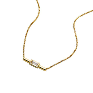 Najo Necklaces Gold Najo Skye Cubic Zirconia Necklace – Gold, Silver & Rose Gold