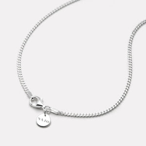 Najo Necklaces Najo Cuban Men's Silver Chain Necklace 2.1mm