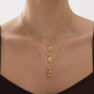 Najo Necklaces Najo Horizon Blue Topaz Necklace