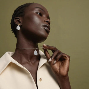 Najo Necklaces Najo Papillon Two-Tone Pendant Necklace