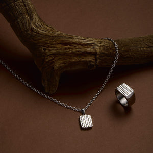 Najo Necklaces Najo Shadowline Men's Steel Necklace