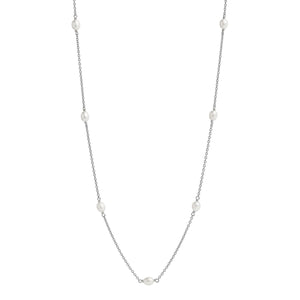 Najo Necklaces Silver Najo Tidal Whisper Pearl Necklace