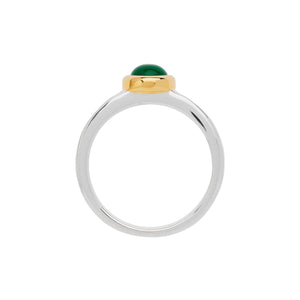 Najo Rings Najo Ring Solace 2 Tone Green Onyx