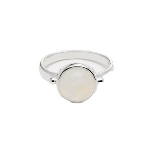 Najo Rings Small Najo Garland Moonstone Ring – Sterling Silver
