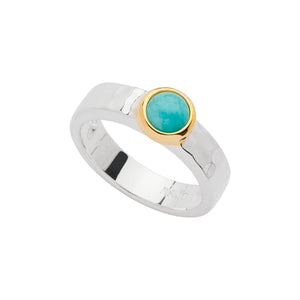 Najo Rings Small Najo Ring Solace 2 tone Amazonite