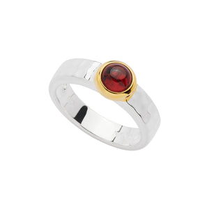 Najo Rings Small Najo Ring Solace 2 tone Garnet