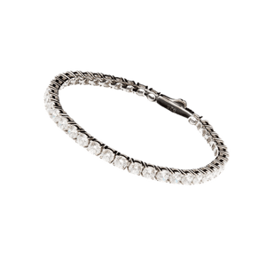 Sybella Bracelets Silver / Silver Sybella Margot Claw Set Tennis Bracelet