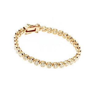 Sybella Bracelets Yellow Gold Sybella Gold Tennis Bracelet