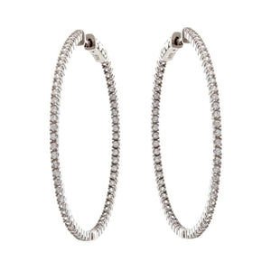 Sybella Earrings Silver / 20mm Sybella Caroline Fine Hoops