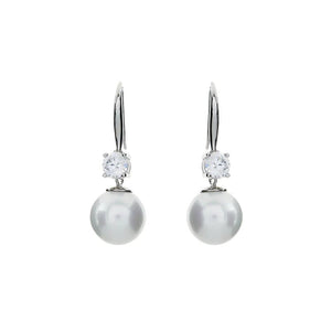 Sybella Earrings Silver Sybella Stone And Pearl Eerrings