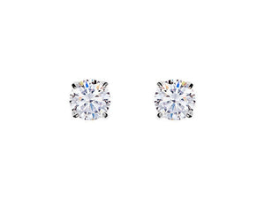 Sybella Earrings Sybella silver claw set earrings