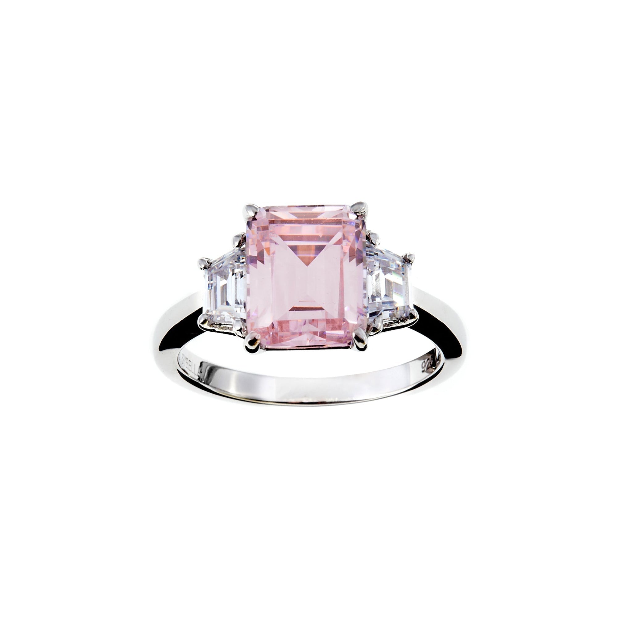 Sybella Rings Josephine Pink And Clear Ring