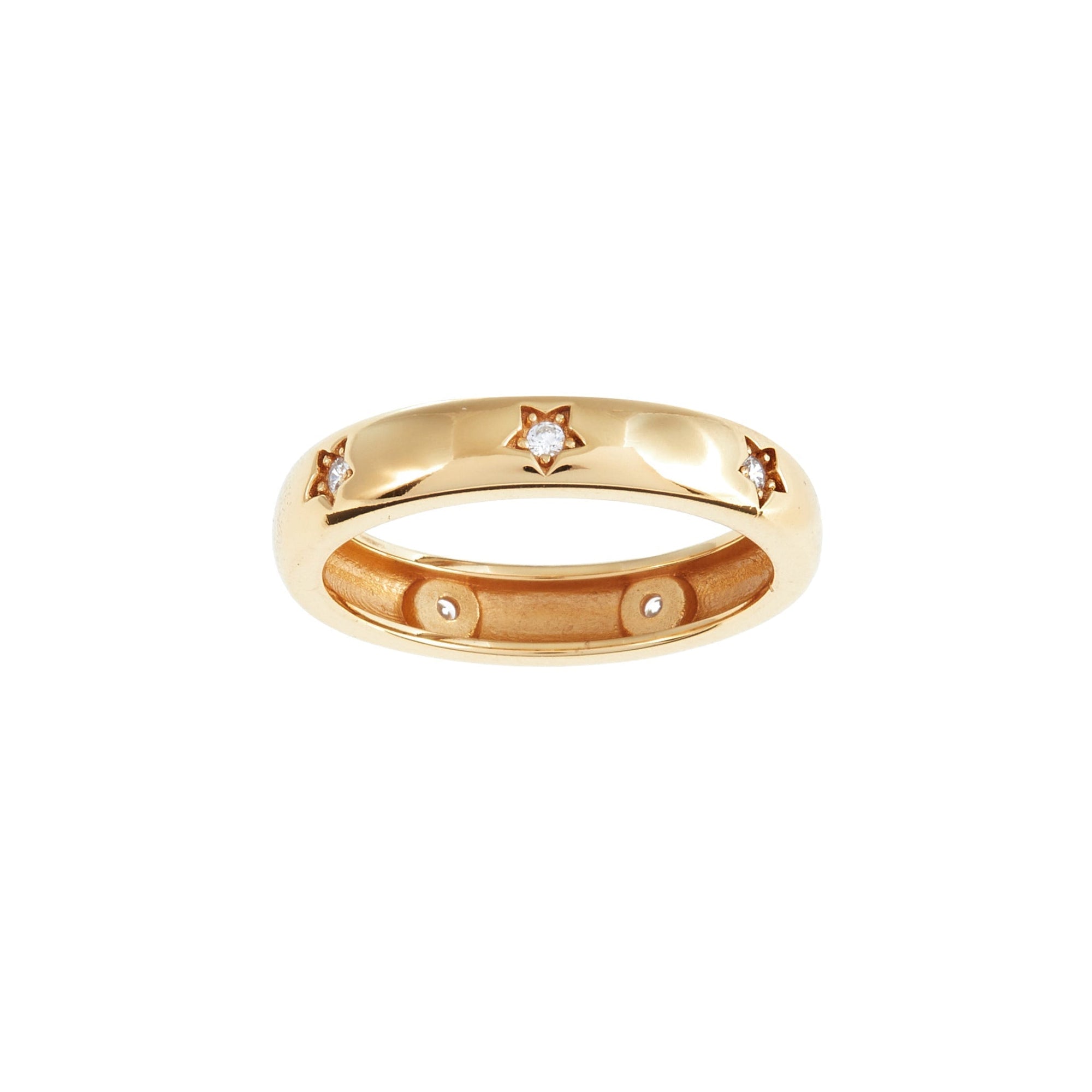 Sybella Rings Stardust Gold Star Ring