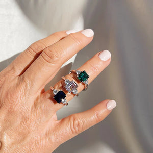 Sybella Rings SYBELLA PARIS BAGUETTE RING