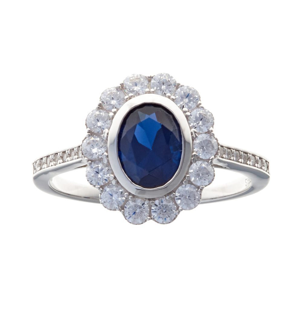 Sybella Rings Sybella round sapphire ring