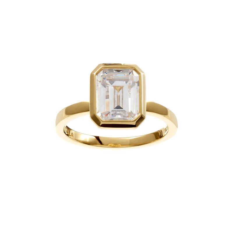 Sybella Rings Yellow Gold / 6 Gabriella Baguette Ring