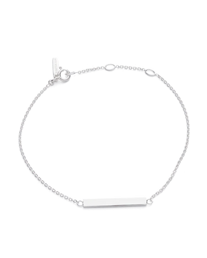 Kirstin Ash sentiment bar bracelet sterling silver front 