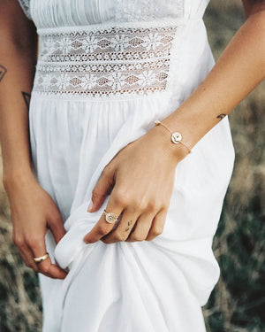 Kirstin Ash tidal pearl bracelet sterling silver front 2