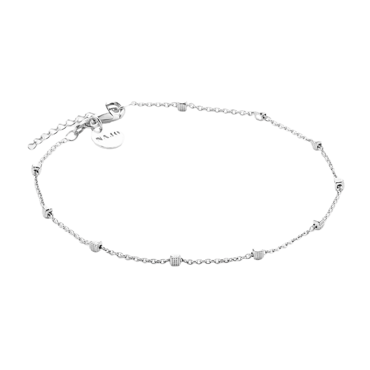 Najo Anklets Gold Najo Birdsong Chain Anklet – Silver & Gold Plated
