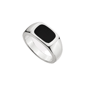 Najo Rings 10 Najo Expedition Men’s Silver Black Onyx Ring