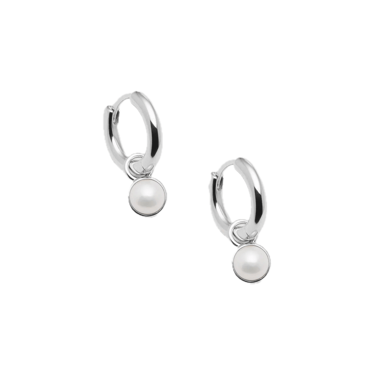 Najo Earrings Silver Najo Heavenly Pearl Earrings – Sterling Silver & Gold Plated