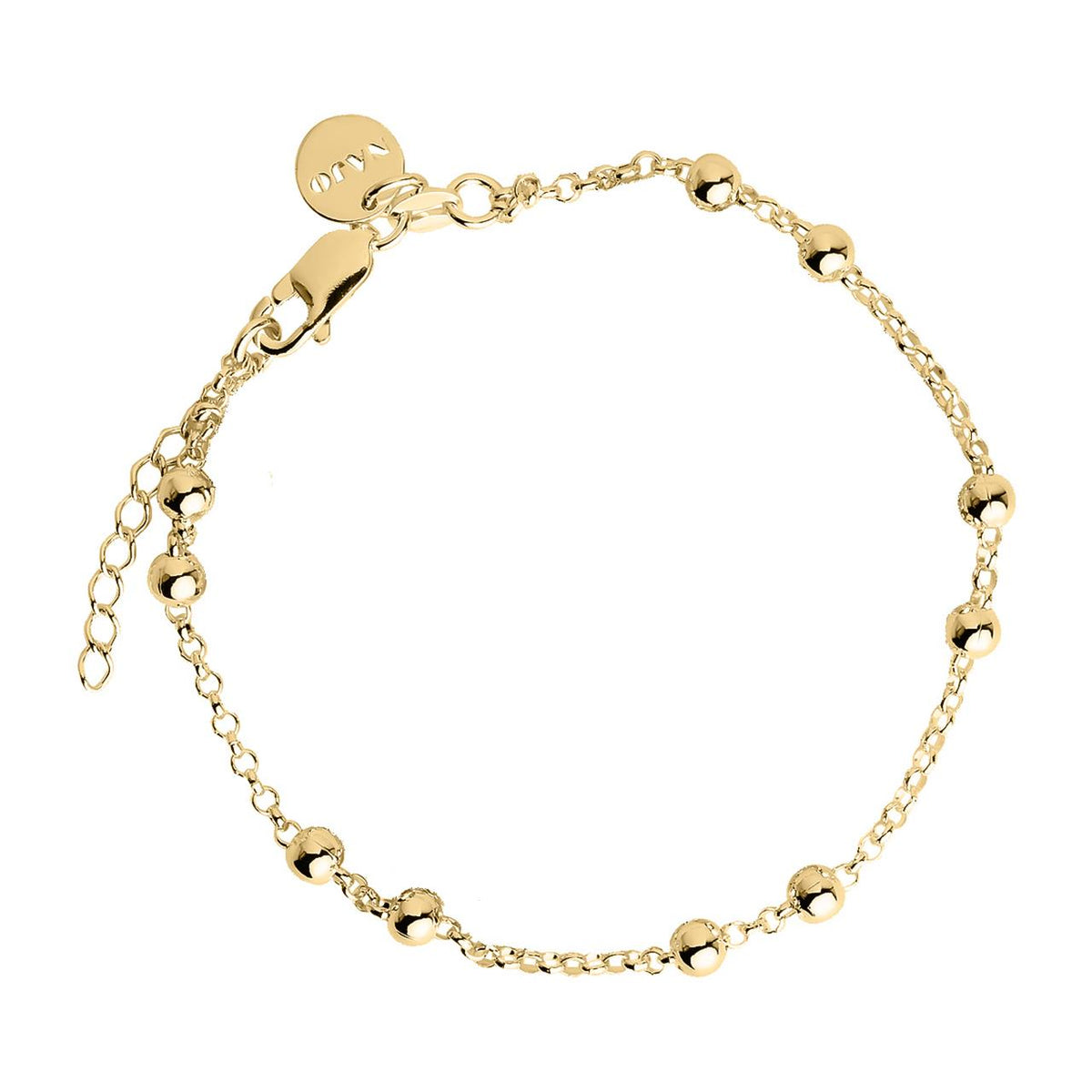 Najo Bracelets Gold Najo Mattina Single Bracelet (18.5cm + 3cm ext)