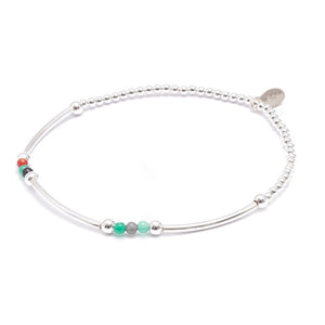 Duo Jewellery Bracelets Aqua Duo beaded bracelet